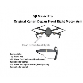 DJI Mavic Air 2 Kaki Kanan Depan - DJI Mavic Air 2 Front Right Arm New
